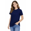 Damska koszulka T-shirt 100% miękka bawełna granatowa roz. M